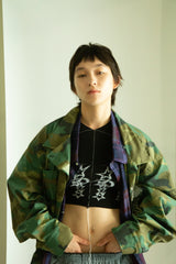 PIGMENT-DYED CAMO JACKET