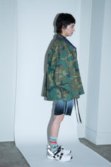 PIGMENT-DYED CAMO JACKET