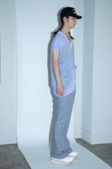 MIXED-KNIT VEST_REFLECTIVE RIB