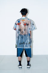 TRANSPARENT GRID WORK SHIRT/ATOZ