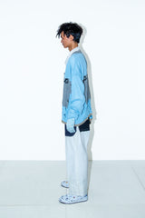 REVERSIBLE DISTRESSED SUMMER KNIT CARDIGAN/CHARACTER/ATOZ