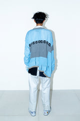 REVERSIBLE DISTRESSED SUMMER KNIT CARDIGAN/CHARACTER/ATOZ