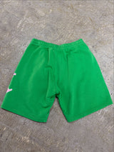 【A POSITIVE MESSAGE BY PERKS AND MINI (P.A.M.) + CALI DEWITT】"MOISTURISE YOUR MIND" ECOCYCLE SWEAT SHORTS - GREEN