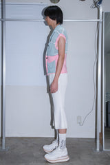 SEQUIN TWEED CROPPED FLARED PANTS
