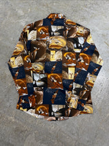 【KENNINGTON】VINTAGE 70s "FANTASIA" MICKEY MOUSE ALL-OVER PRINT SHIRT