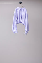 LS NICE CROPPED SPLATTER SHIRT/TM