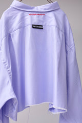 LS NICE CROPPED SPLATTER SHIRT/TM