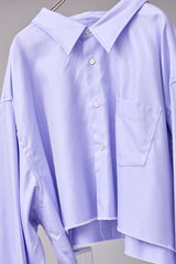 LS NICE CROPPED SPLATTER SHIRT/TM