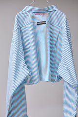 LS NICE CROPPED SPLATTER SHIRT/TM