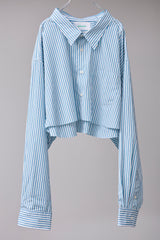 LS NICE CROPPED SPLATTER SHIRT/TM