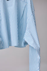 LS NICE CROPPED SPLATTER SHIRT/TM