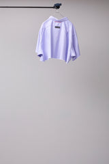 NICE CROPPED SS SPLATTER SHIRT/TM