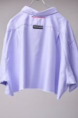 NICE CROPPED SS SPLATTER SHIRT/TM