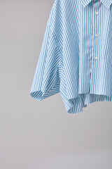 NICE CROPPED SS SPLATTER SHIRT/TM