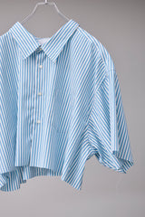 NICE CROPPED SS SPLATTER SHIRT/TM