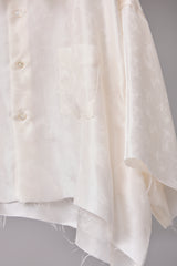 NICE CROPPED SS SPLATTER SHIRT/MONKEY