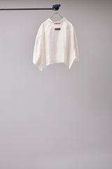 NICE CROPPED SS SPLATTER SHIRT/MONKEY