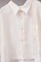 NICE CROPPED SS SPLATTER SHIRT/MONKEY