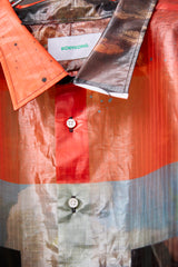 TRANSPARENT GRID WORK SHIRT/ATOZ