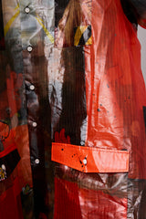 TRANSPARENT GRID WORK SHIRT/ATOZ