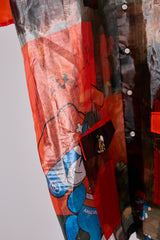 TRANSPARENT GRID WORK SHIRT/ATOZ