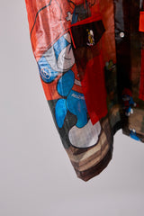 TRANSPARENT GRID WORK SHIRT/ATOZ