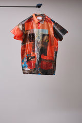 TRANSPARENT GRID WORK SHIRT/ATOZ