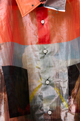 TRANSPARENT GRID WORK SHIRT/ATOZ