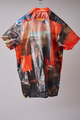 TRANSPARENT GRID WORK SHIRT/ATOZ