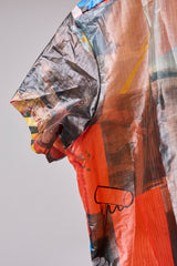 TRANSPARENT GRID WORK SHIRT/ATOZ