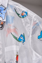 TRANSPARENT GRID WORK SHIRT/ATOZ