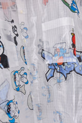 TRANSPARENT GRID WORK SHIRT/ATOZ