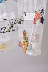 TRANSPARENT GRID WORK SHIRT/ATOZ