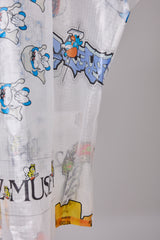 TRANSPARENT GRID WORK SHIRT/ATOZ