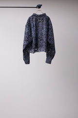 MELTED BONDED DENIM FLORAL SHIRT