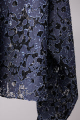 MELTED BONDED DENIM FLORAL SHIRT