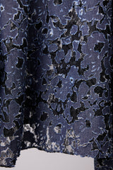 MELTED BONDED DENIM FLORAL SHIRT