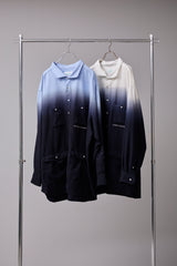 BEAUTIFUL GRADIENT DEFORMATION SHIRT