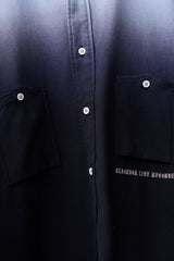 BEAUTIFUL GRADIENT DEFORMATION SHIRT