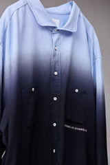 BEAUTIFUL GRADIENT DEFORMATION SHIRT