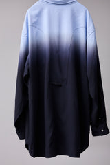 BEAUTIFUL GRADIENT DEFORMATION SHIRT