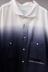 BEAUTIFUL GRADIENT DEFORMATION SHIRT