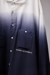 BEAUTIFUL GRADIENT DEFORMATION SHIRT