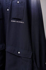 BEAUTIFUL GRADIENT DEFORMATION SHIRT