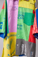 VINTAGE REUSABLE TOTE BAG REMODELED INTO A SHIRT