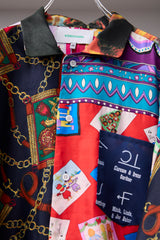 VINTAGE SCARF REMODELED INTO A SHIRT