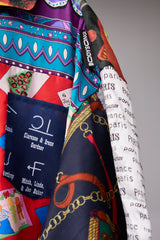 VINTAGE SCARF REMODELED INTO A SHIRT