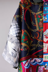 VINTAGE SCARF REMODELED INTO A SHIRT