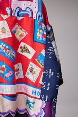 VINTAGE SCARF REMODELED INTO A SHIRT