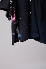 VINTAGE T-SHIRT REMODELED INTO A SHIRT